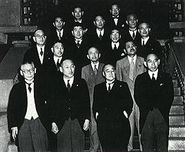 第３次吉田内閣第一次改造内閣写真
