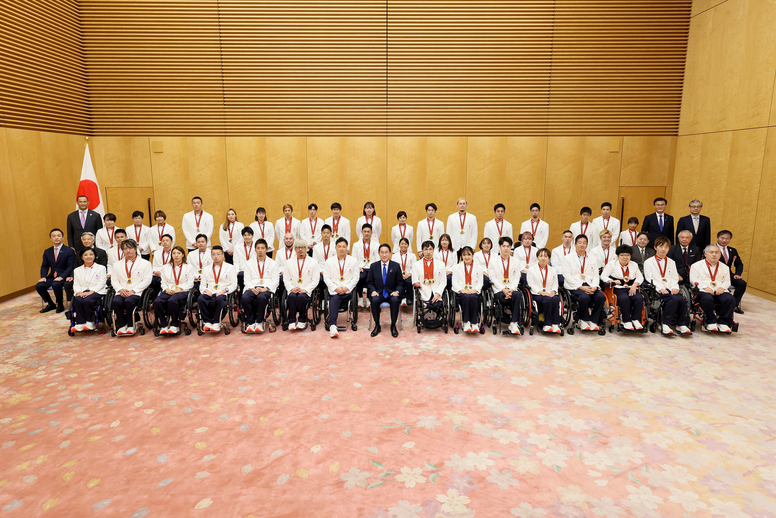 パリ2024パラリンピック競技大会日本代表選手団による表敬